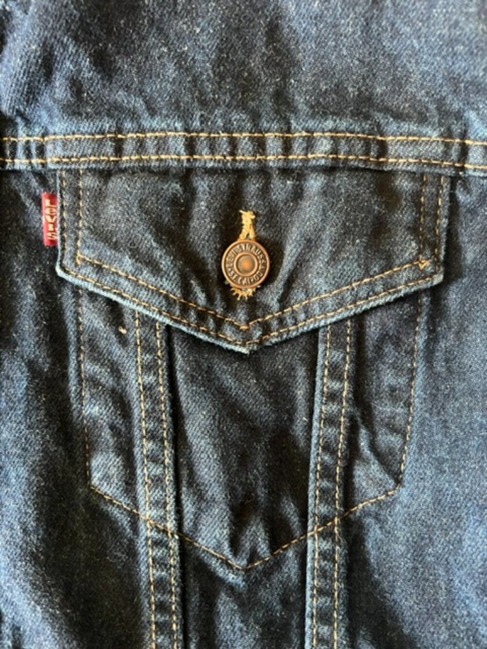 Levi's Men’s Original Denim Trucker Classic Jacket Size Large - Picture 8 of 10